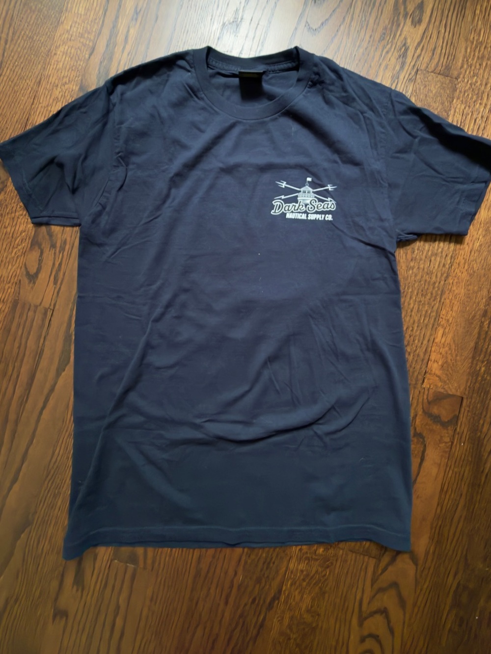 Dark Seas Navy Short-Sleeve Graphic Tee